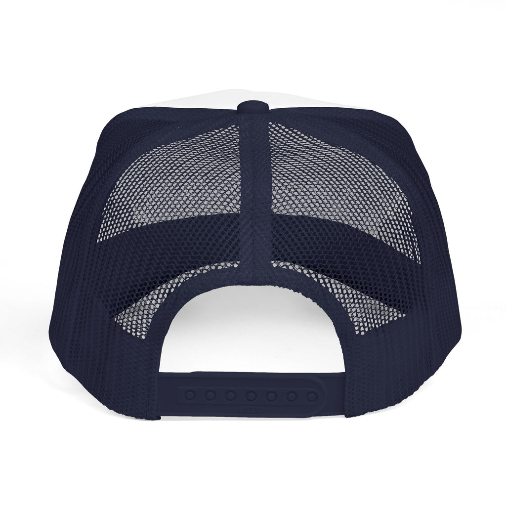 Individuelle Trucker Cap mit gebogenem Text — Personalisierte Mesh-Kappe