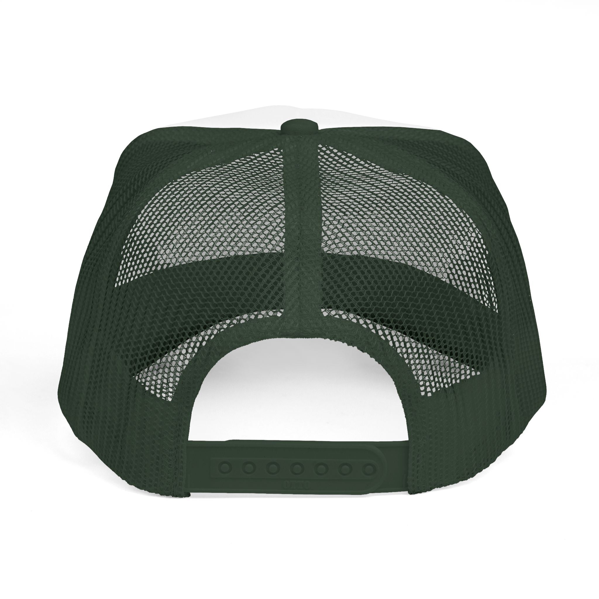 Individuelle Trucker Cap mit gebogenem Text — Personalisierte Mesh-Kappe