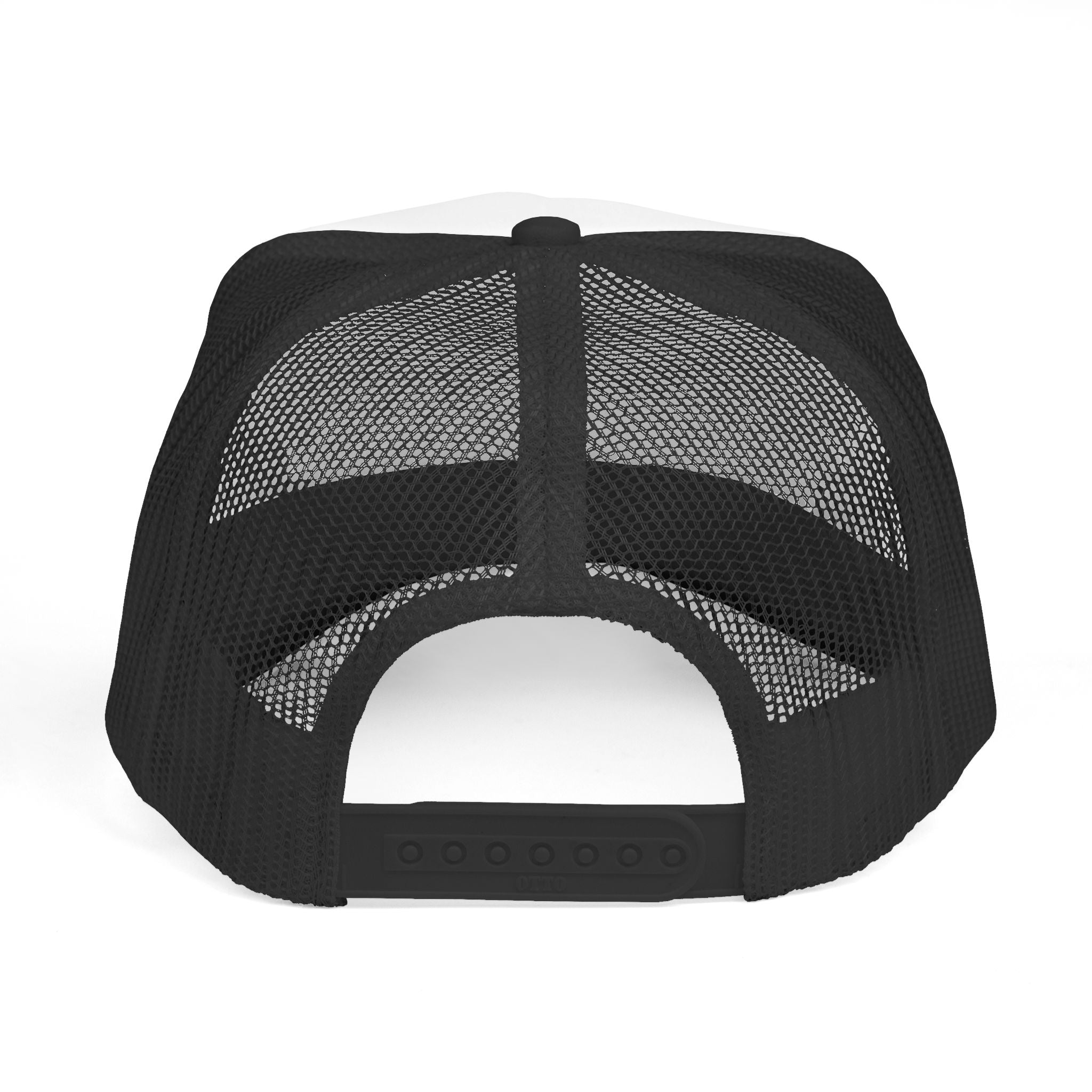 Individuelle Trucker Cap mit gebogenem Text — Personalisierte Mesh-Kappe