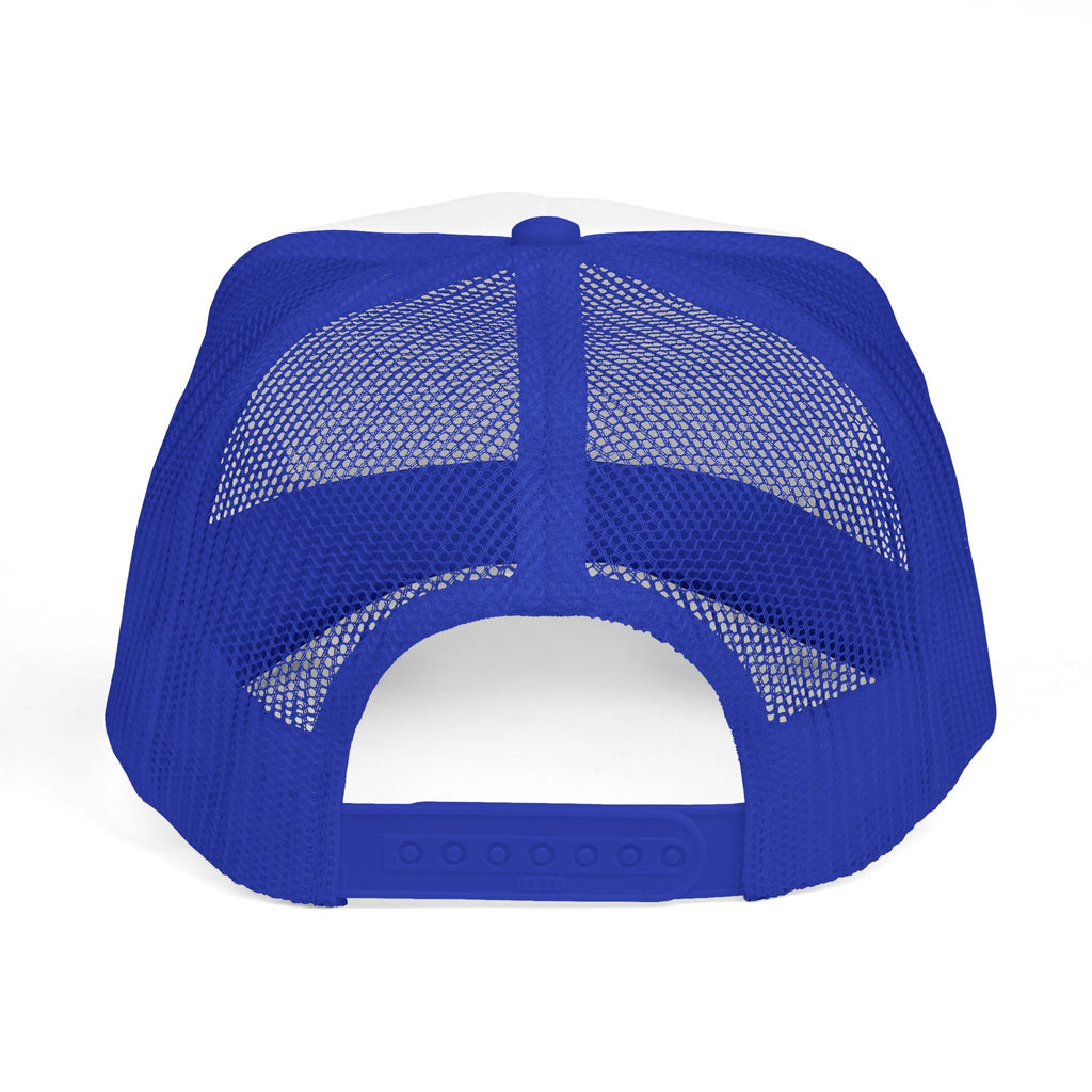 Individuelle Trucker Cap mit gebogenem Text — Personalisierte Mesh-Kappe